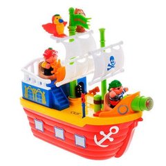 Розвиваюча іграшка Kiddieland Піратський корабель на колесах, (038075)