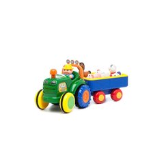 Іграшка на колесах - ТРАКТОР З ТРЕЙЛЕРОМ (український) від Kiddieland 024753