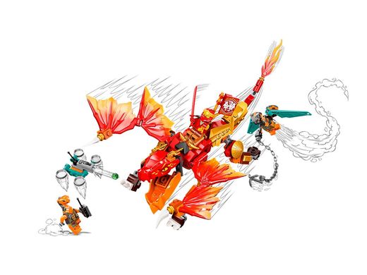 LEGO 71762 Ninjago Вогняний дракон Кая EVO