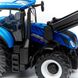 Автомодель Bburago Farm Трактор New holland синий 18-31632