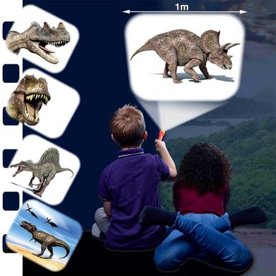 Фонарик-проектор Brainstorm – Мир динозавров (3 диска, 24 изображения)