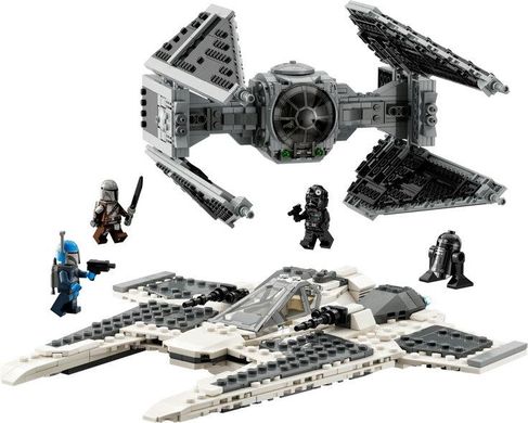 LEGO® Star Wars Мандалорський винищувач проти перехоплювача TIE 75348