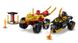 Конструктор LEGO NINJAGO® Автомобильная и байковая битва Кая и Раса 71789