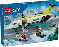 LEGO&reg; City Літак швидкої медичної допомоги Іграшковий конструктор 60465