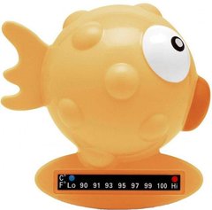 Іграшка-термометр для вимірювання температури води у ванні «Рибка», жовтий