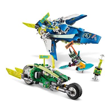 Конструктор LEGO Ninjago Швидкісні машини Джея і Ллойда 71709