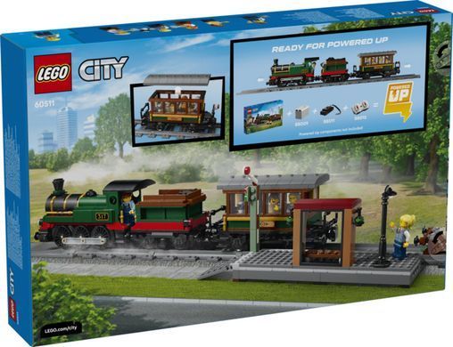 LEGO&reg; City Старовинний паровоз - Конструктор іграшки 60511