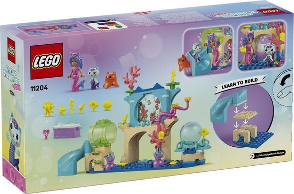 LEGO&reg; Ляльковий будиночок Ґаббі Акваріумні пригоди русалоньки Ґаббі іграшка 11204