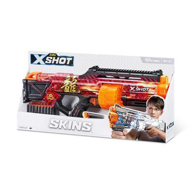 Швидкострільний бластер X-SHOT Skins Last Stand Faze, 16 патронів, 36518H