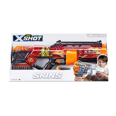 Швидкострільний бластер X-SHOT Skins Last Stand Faze, 16 патронів, 36518H