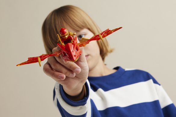 Конструктор LEGO NINJAGO Атака повсталого дракона Кая 71801