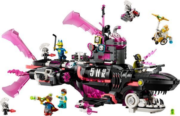 LEGO&reg; DREAMZzTM Пугающая подводная лодка &laquo;Акула&raquo; 71500