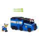 ​Набор Paw Patrol Big truck Большой спасательный автомобиль-трансформер с водителем Гонщик (SM17776/6165)