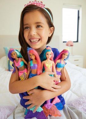 Кукла-русалка Barbie Дримтопия с красно-синими волосами GJK08