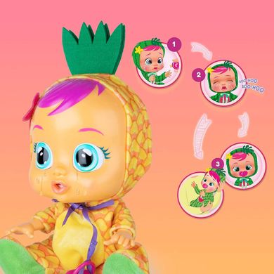Інтерактивна лялька IMC Toys Cry Babies Tutti Frutti Pia Плакса Піа з ароматом ананаса 93829