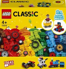 Конструктор LEGO Classic Кубики и колеса 653 детали 11014