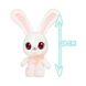 М'яка іграшка Peekapets Bunny 906785 Білий кролик