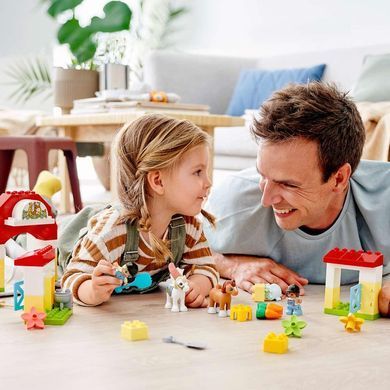 Конструктор LEGO DUPLO Стайня і догляд за поні 10951
