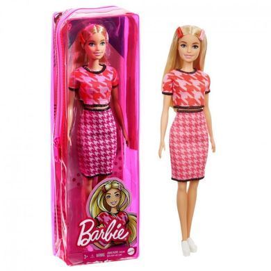 Кукла Barbie "Модница" в костюме в ломаную клетку GRB59