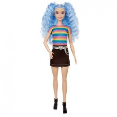 Лялька Барбі "Модниця" з блакитними волоссям GRB61
