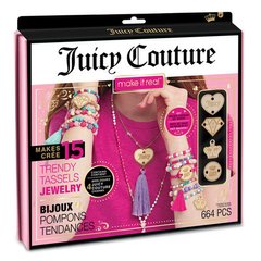 Набор для создания шарм-браслетов Make it Real Juicy Couture Модные украшения с кистями (MR4415)