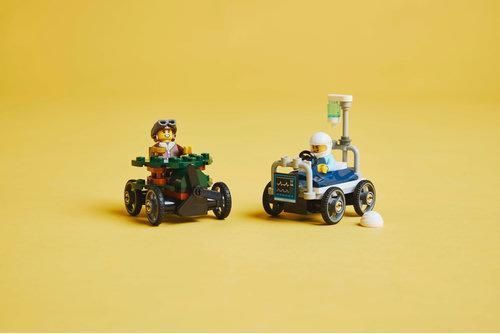 Конструктор LEGO City &laquo;Літак проти лікарняного ліжка&raquo; Набір для перегонів 60459