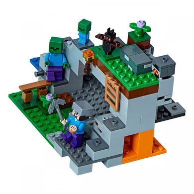 Конструктор печера зомбі LEGO Minecraft 21141