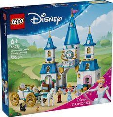 Конструктор LEGO Disney Princess Замок Попелюшки й карета 43275