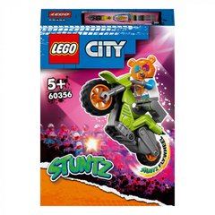 Конструктор LEGO® LEGO City Каскадерський мотоцикл ведмедя 10 деталей (60356)