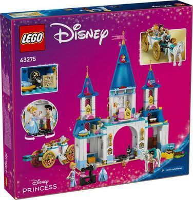 Конструктор LEGO Disney Princess Замок Попелюшки й карета 43275