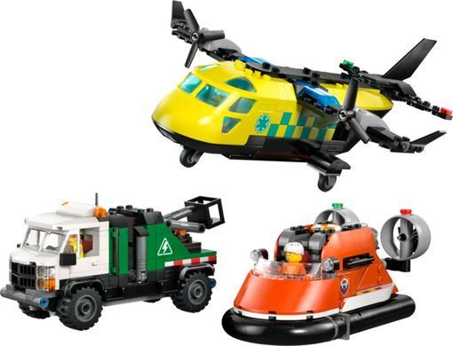 LEGO City Ремикс самолета, грузовика и судна на воздушной подушке 60505