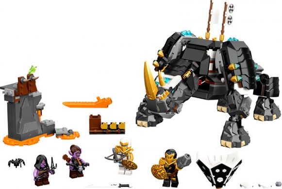 Конструктор LEGO NINJAGO Робоносорог Зейна 616 деталей 71719
