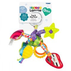 Розвиваюча підвісна іграшка для малюків Lamaze "Вузлик" LC27128
