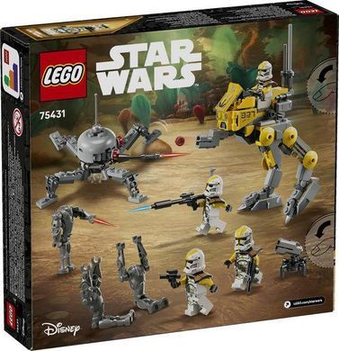 LEGO&reg; Star WarsTM Боевой отряд бойцов-клонов 327-го галактического корпуса, Подарочный набор 75431