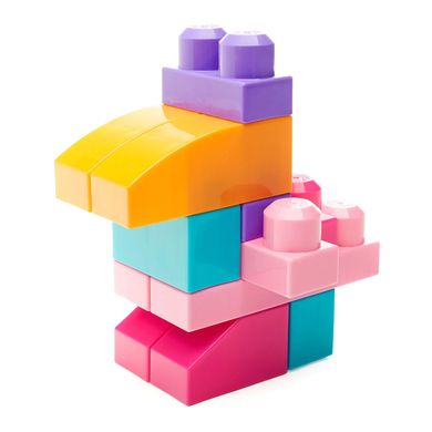 Конструктор Fisher-Price Mega Bloks рожевий 80 деталей DCH62
