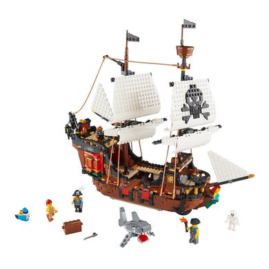 Конструктор LEGO Creator Піратський корабель 3 в 1 31109