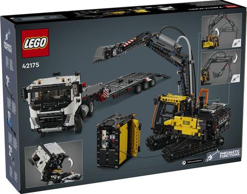 LEGO® Technic Вантажівка Volvo FMX і Електричний екскаватор EC230 42175