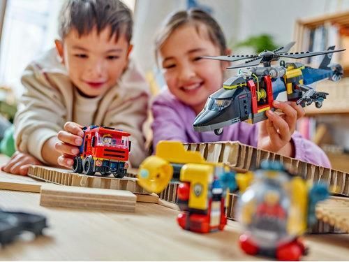 Конструктор LEGO City Ремікс вертольотів, пожежних машин і підводних човнів 60462