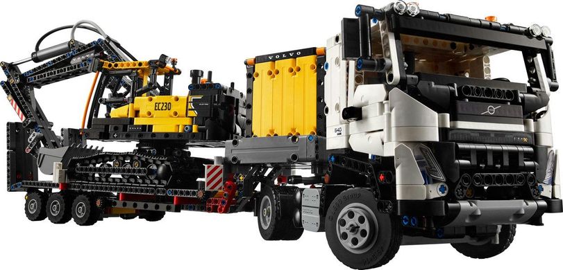 LEGO® Technic Вантажівка Volvo FMX і Електричний екскаватор EC230 42175