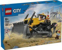 LEGO&reg; City Жовтий бульдозер Набір з іграшковим будівельним майданчиком 60466