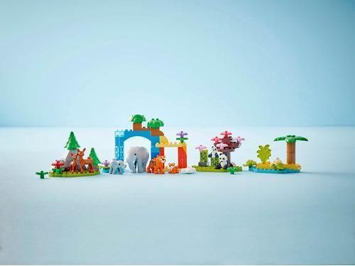 Конструктор LEGO DUPLO Сімейства диких тварин 3-в-1 10446