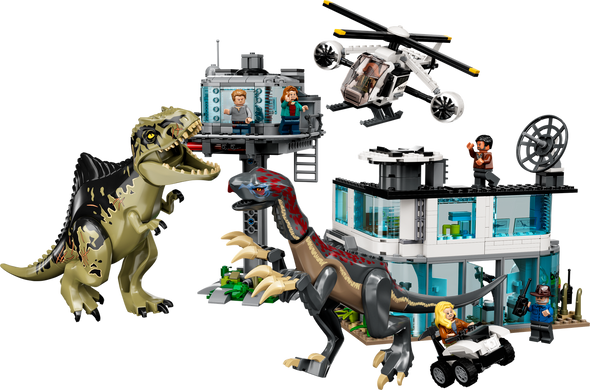 LEGO Jurassic World Нападение гиганотозавра и теризинозавра 76949