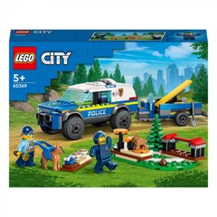 Конструктор LEGO® LEGO City Мобільний майданчик для дресування поліцейських собак 197 деталей (60369)