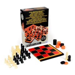 Набір із трьох настільних ігор Spin Master Шахи шашки і хрестики-нулики SM98377/6033146