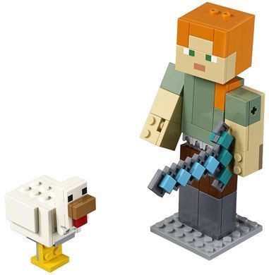 LEGO Minecraft Алекс с цыпленком 21149