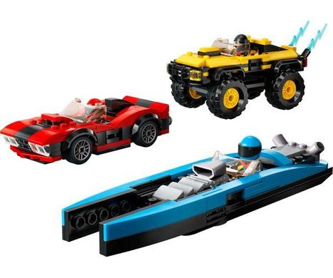 Конструктор LEGO City Комбинированный гоночный набор 60395