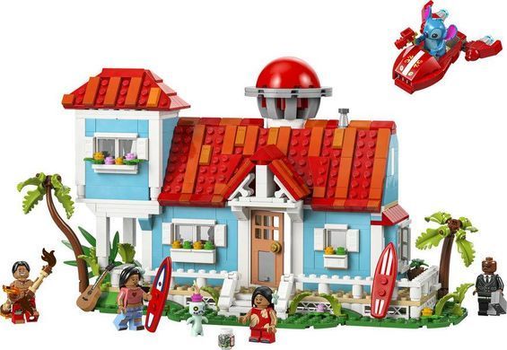 Конструктор LEGO Disney Пляжний будинок Ліло і Стіч 43268