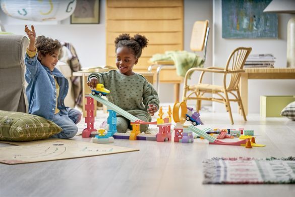 LEGO&reg; DUPLO&reg; Місто 3 в 1 Цікаві гірки та трампліни з автомобілями 10478