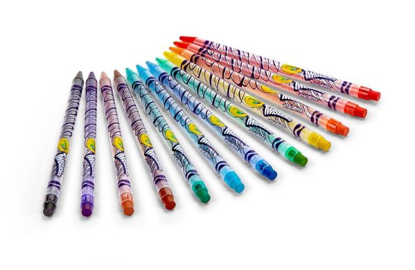 Набір олівців CRAYOLA "Твіст" з ластиком, (що викручуються та стираються), 12 шт