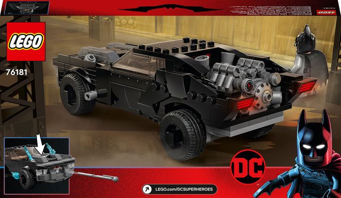 Конструктор Lego DC Batman Бетмобіль: погоня за Пінгвіном, 392 деталі 76181